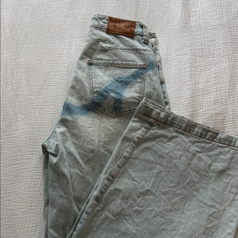 SOLD ON DEPOP REVICE empire jean color mist size 24 - Picture 3 of 6